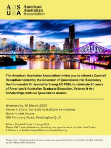 Brisbane Scholar and Alumni Reception